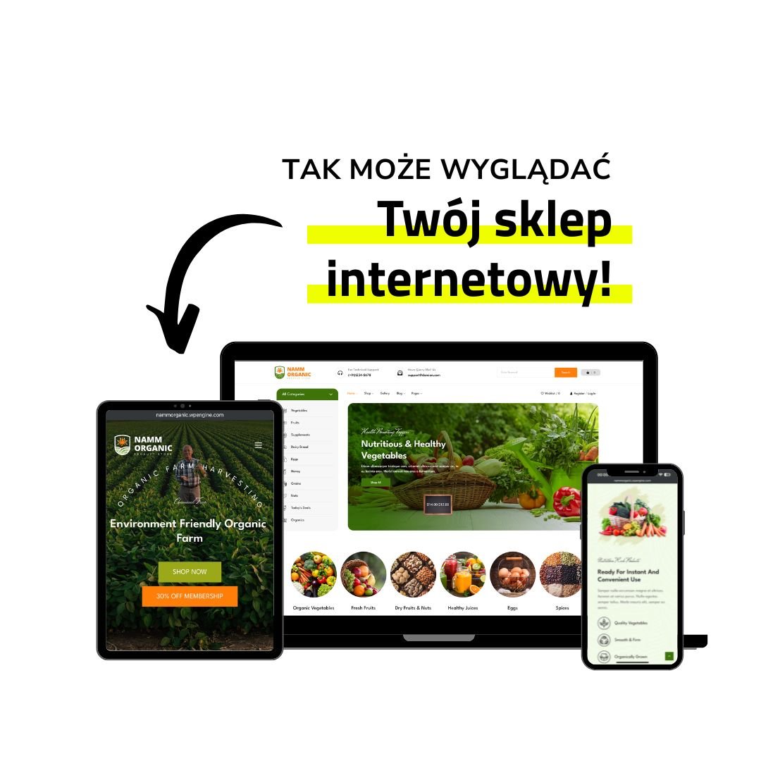 Mockup sklepu internetowego