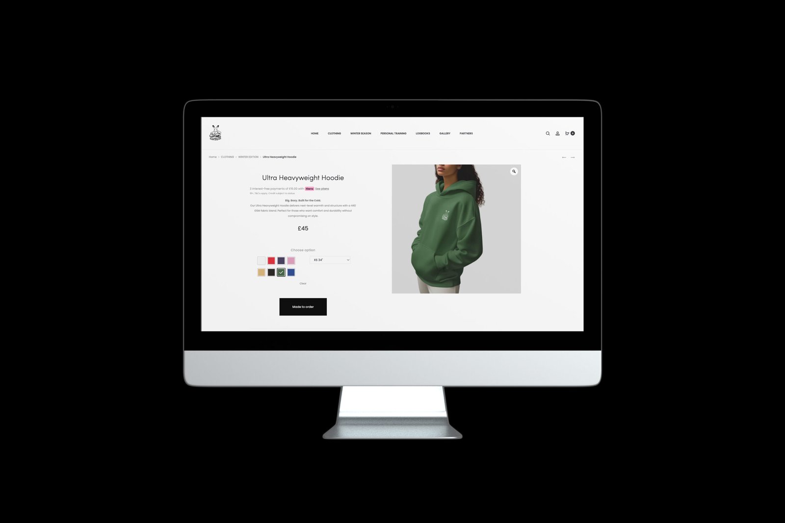 Sklep & strona marki osobistej trenera personalnego