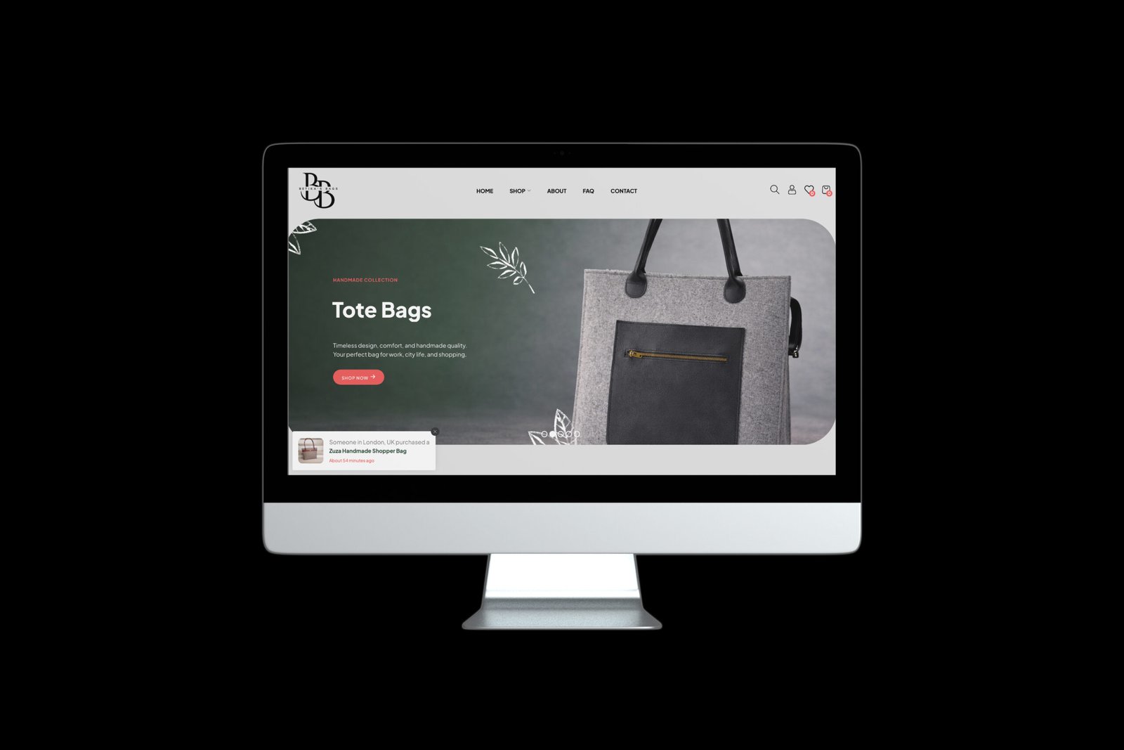 Sklep internetowy dla marki handmade